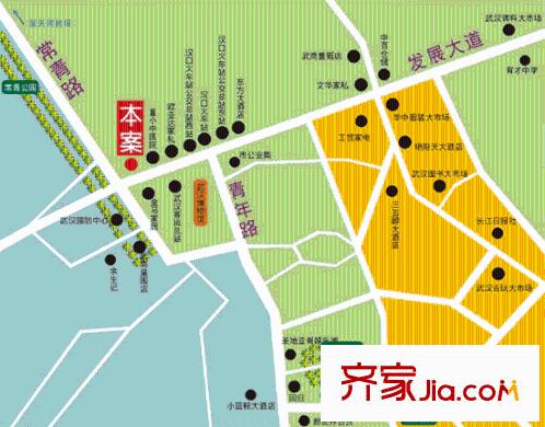 威嘉白金領(lǐng)域交通圖