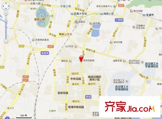 南湖新大地家園安康苑交通圖
