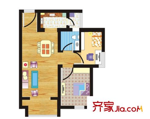 金玉華庭戶型圖2室2廳 戶型圖 2室2廳1衛(wèi)1廚