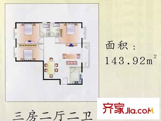 宇濟(jì)天仙大廈戶型圖宇濟(jì)?天仙大廈 戶型圖 3室2廳2衛(wèi)1廚