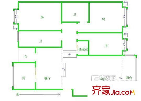 君安大廈 戶型圖