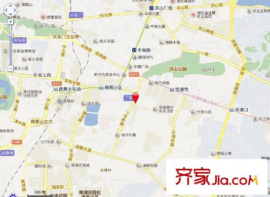 丁字橋工行宿舍交通圖