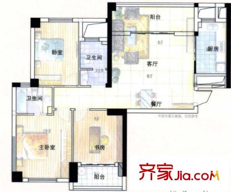 萬景國際 3室 戶型圖
