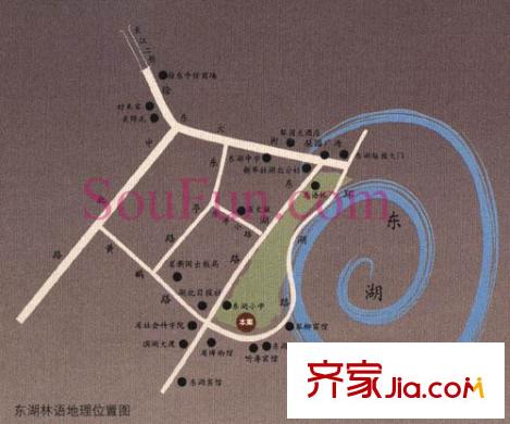 東湖林語交通圖