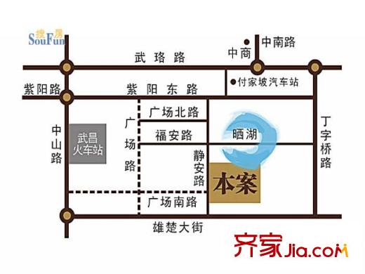 靜安上城交通圖