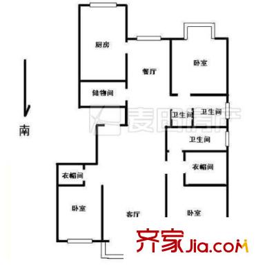 江南公寓南區(qū)戶型圖9 