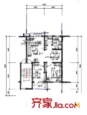 寶安江南村戶型圖江南村 戶型圖 2室2廳1衛(wèi)1廚