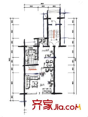 寶安江南村戶型圖江南村 戶型圖 4室2廳3衛(wèi)1廚