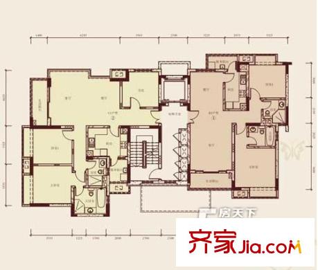武漢天地御江苑商鋪 戶型圖