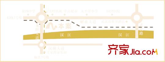 秦水名邸交通圖區(qū)位圖