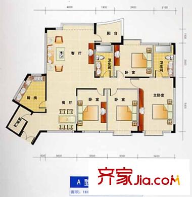 安順星苑 戶型圖