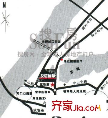 友誼國際交通圖