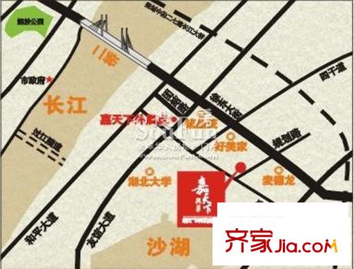 興華嘉天下交通圖區(qū)位圖