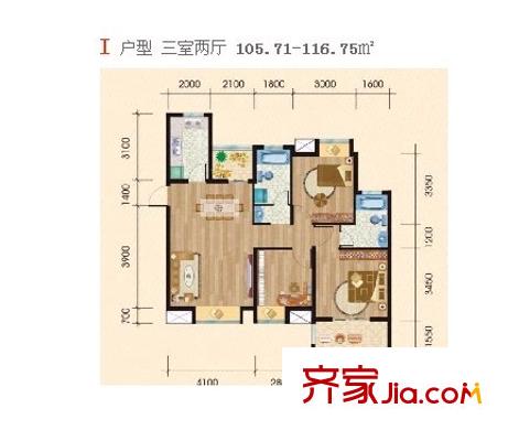 圣誠和園 戶型圖