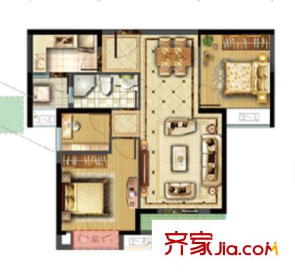 水仙里戶型圖二室二廳 戶型圖 2室2廳