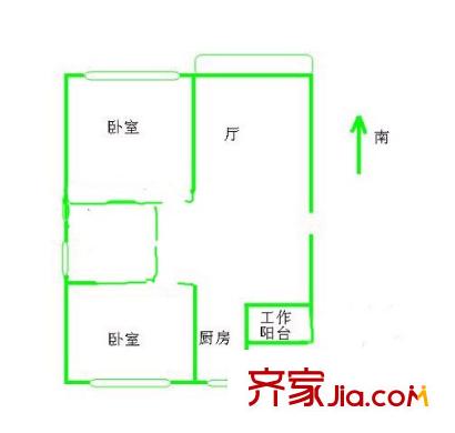 寶島公寓 戶型圖