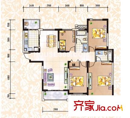 黃鶴世家 戶型圖