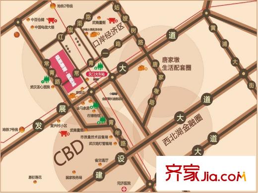 福星惠譽福星城交通圖區(qū)位圖