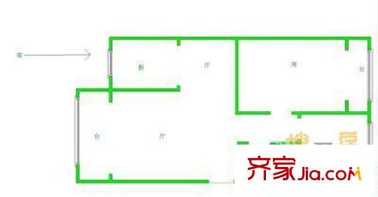 廣廈中北領(lǐng)秀 戶型圖