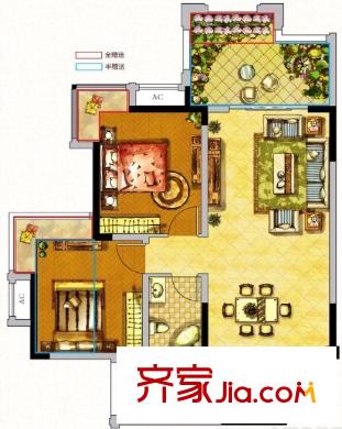 恒發(fā)新村戶型圖2室2廳 戶型圖 2室2廳
