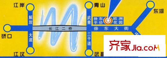 歐洲花園交通圖