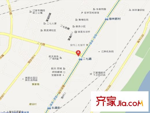 航天雙城交通圖