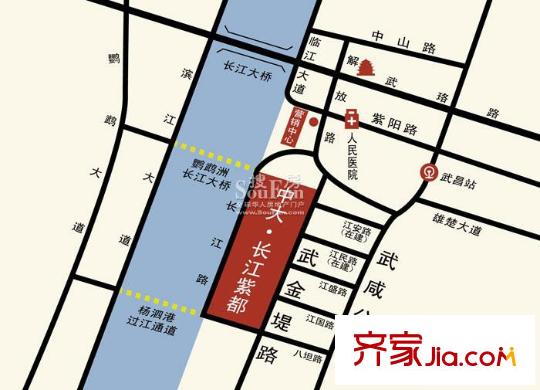 長江紫都交通圖