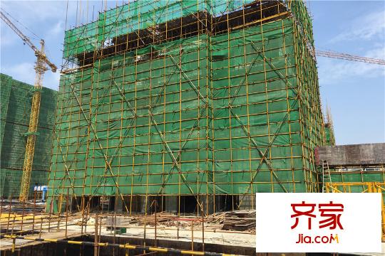 美聯(lián)聯(lián)邦生活區(qū)一期美聯(lián)時(shí)光里K-1-2號樓工程進(jìn)度（20150808）