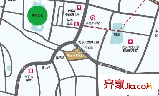 027社區(qū)交通圖區(qū)位圖