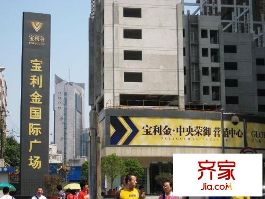 寶利金中央榮御項(xiàng)目指示牌（20121227）
