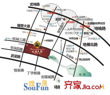水域天際交通圖