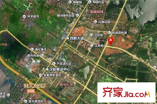 紐賓凱漢city國際社區(qū)區(qū)位圖