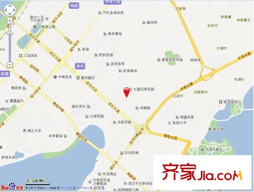 七星四季花園交通圖