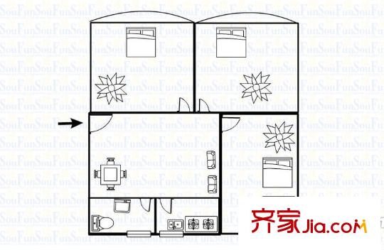 吉慶街社區(qū) 戶(hù)型圖