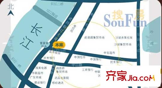錦江國際城交通圖