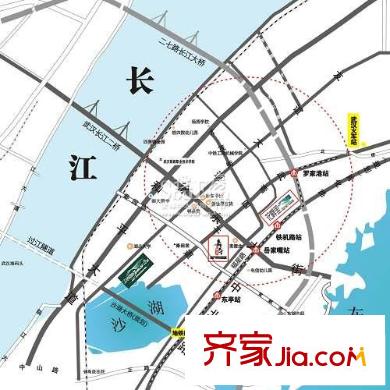 鴻江花畔里交通圖區(qū)位