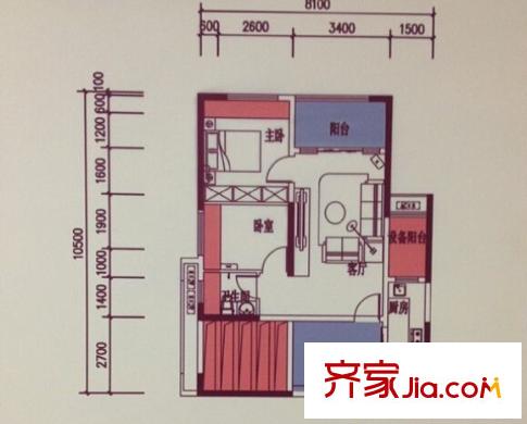 綠景苑戶型圖2室2廳 戶型圖 2室2廳