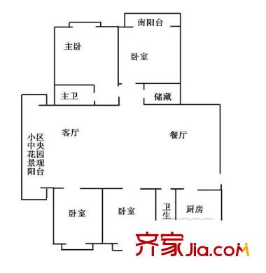 中僑觀邸 戶型圖