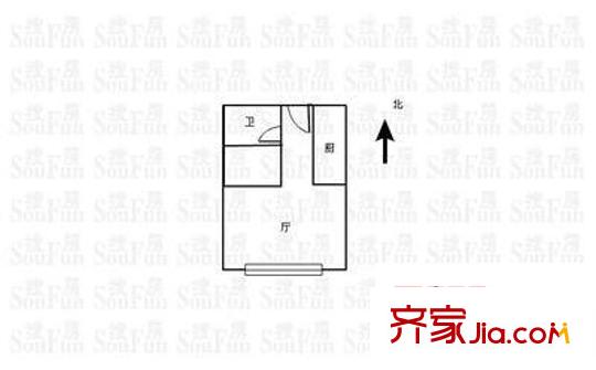 五洲大廈 4室 戶型圖