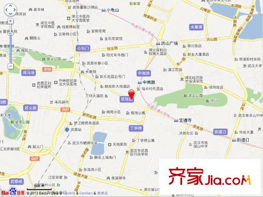 中南國際城二期電子地圖