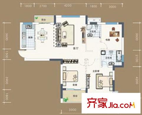 統(tǒng)建同安家園二期N戶型（已售完）