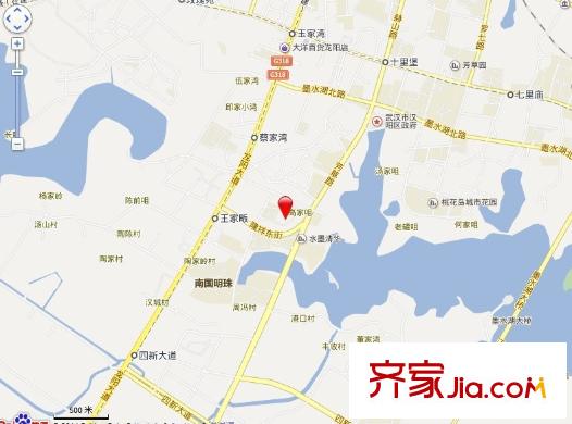 水墨甲秀交通圖 