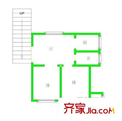 華電大廈戶型圖戶型圖 2室1廳