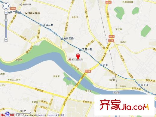 桂苑西村交通圖 
