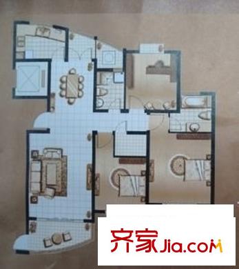 濱江苑二期 0室 戶型圖