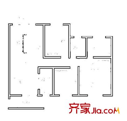濱江苑二期 0室 戶型圖