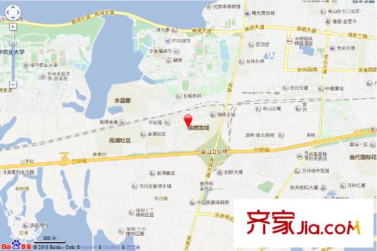 錦繡龍城八期鎏園交通圖