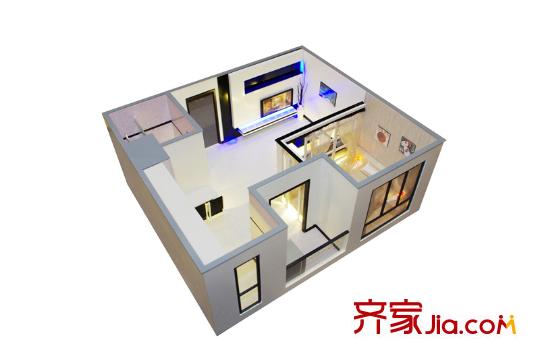 臺(tái)北沁園戶型圖1戶型圖 1室1廳1衛(wèi)1廚