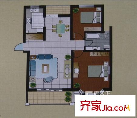 匯龍花園 戶型圖
