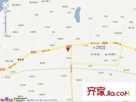 光谷中央城交通坐標圖